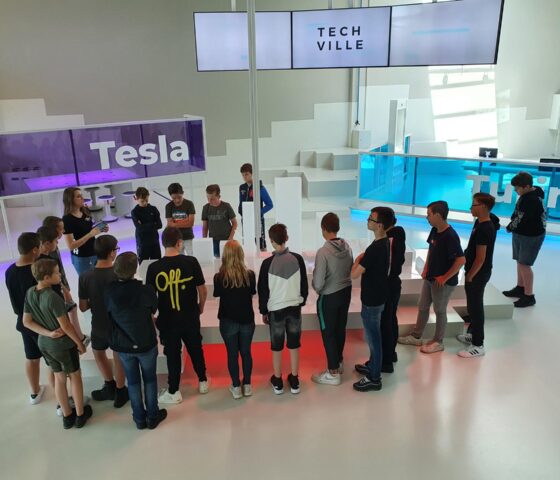 Design & Technology excursie naar Techville in Genk